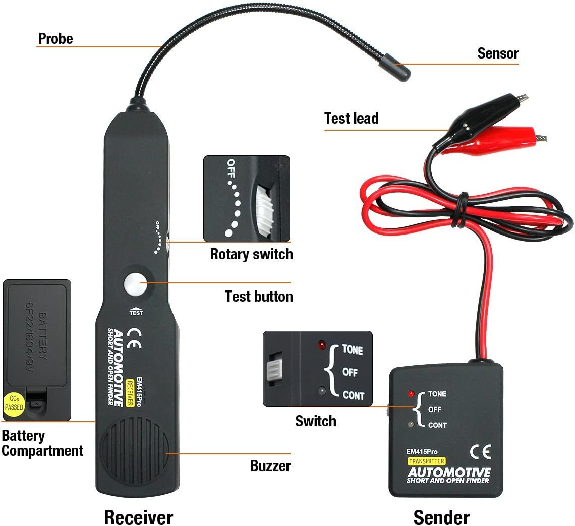 🔥🔥Digital Car Circuit Scanner Diagnostic Tool