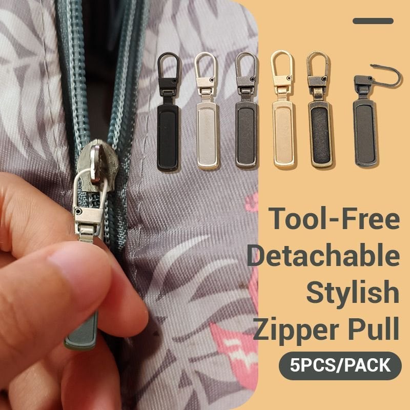 Tool-Free Detachable Stylish Zipper Pull