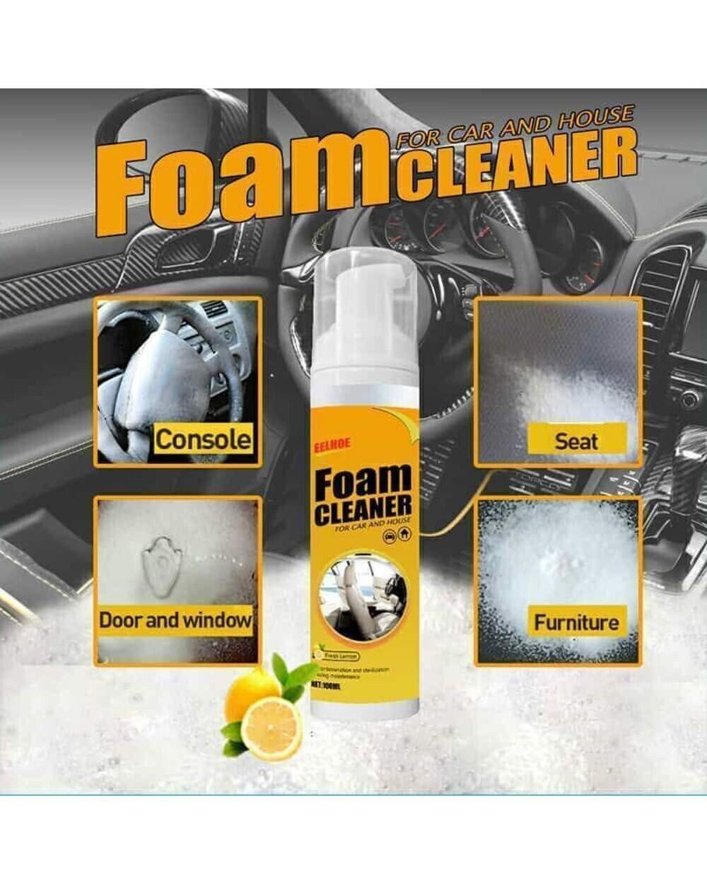 💥Home Cleaning Foam Cleaner Spray Multi-purpose Anti-aging Cleaner Tools for Car Interiors or Home Appliance