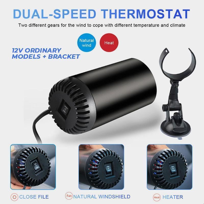 🔥47% OFF🔥🚗Fast Heating Cup Shape Car Warm Air Blower😎